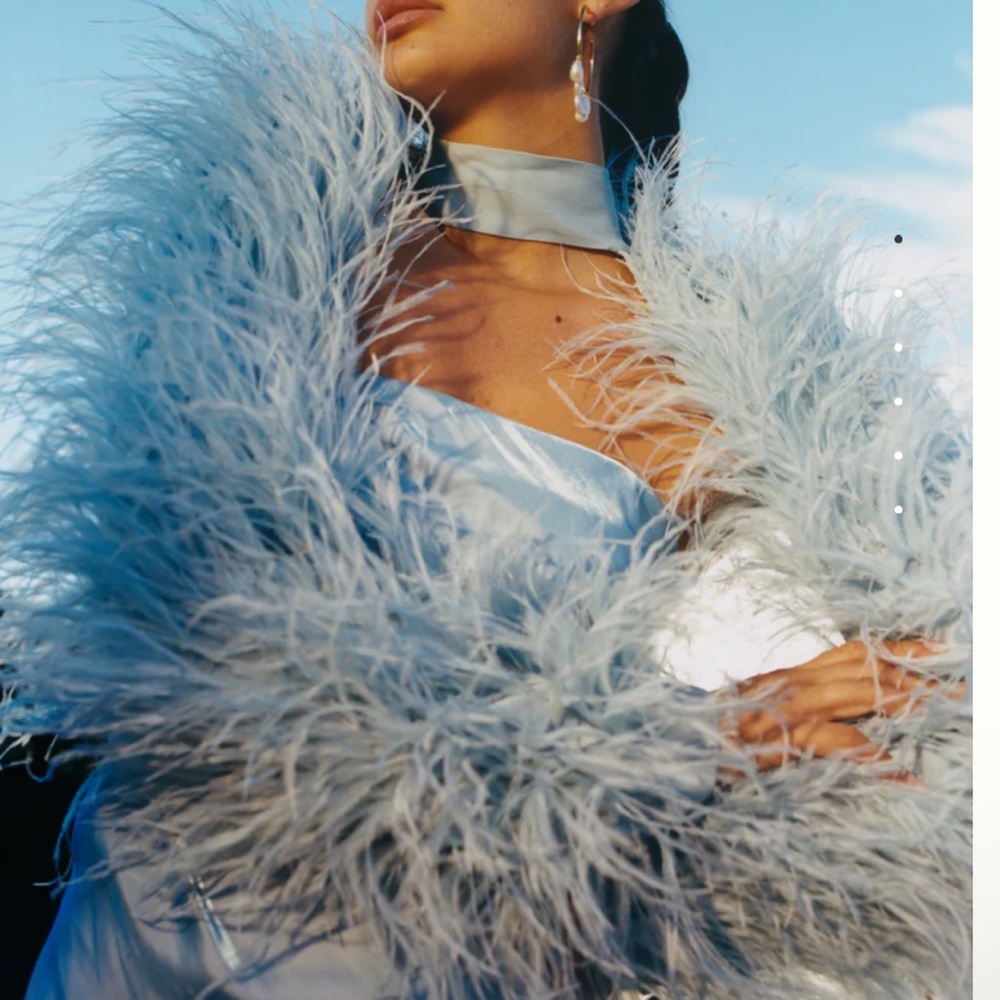 CULT GAIA AUDREY JACKET - ICE BLUE